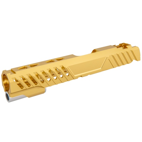 Airsoft Masterpiece EDGE RAZOR Slide for Hi-CAPA/1911 Pistol (Gold)