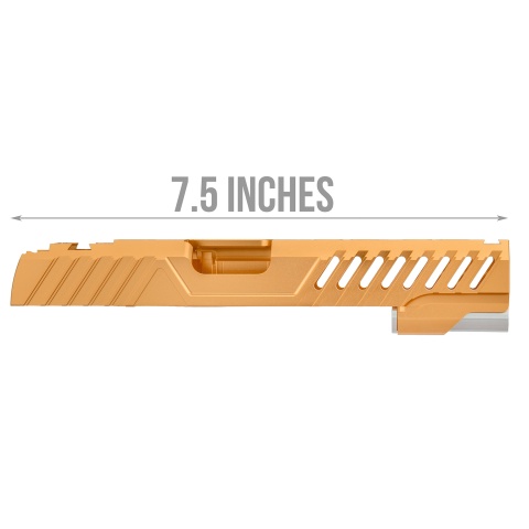 Airsoft Masterpiece EDGE RAZOR Slide for Hi-CAPA/1911 Pistol (Orange)
