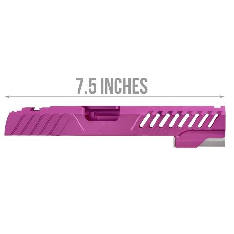Airsoft Masterpiece EDGE RAZOR Slide for Hi-CAPA/1911 Pistol (Purple)