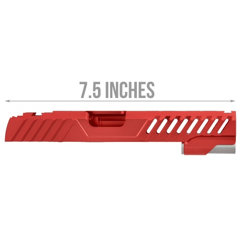 Airsoft Masterpiece EDGE RAZOR Slide for Hi-CAPA/1911 Pistol (Red)