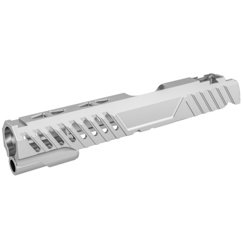 Airsoft Masterpiece EDGE RAZOR Slide for Hi-CAPA/1911 Pistol (Silver)