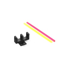 Airsoft Masterpiece STEEL Fiber Front Sight w/ Fiber Strips [B Style]