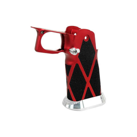 Airsoft Masterpiece Type 12 Pistol Grip for Hi-Capa [SV Diamond Skater] (RED)