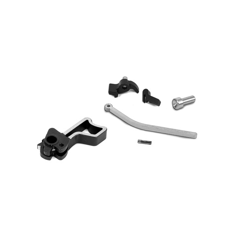 Airsoft Masterpiece CNC Steel Hammer & Sear Set for Marui Hi-Capa [Infinity Square] (TWO-TONE)