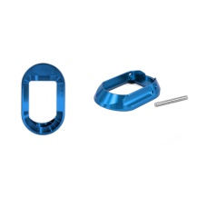Airsoft Masterpiece Aluminum Anodized Competition Magwell for Hi-Capa Airsoft Pistols - (Blue)