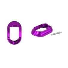 Airsoft Masterpiece Aluminum Anodized Competition Magwell for Hi-Capa Airsoft Pistols - (Purple)