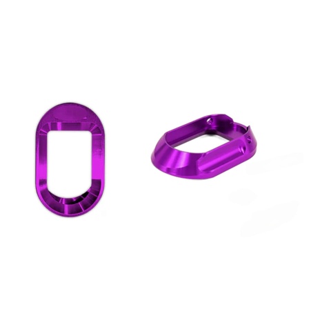Airsoft Masterpiece Aluminum Anodized Competition Magwell for Hi-Capa Airsoft Pistols - (Purple)
