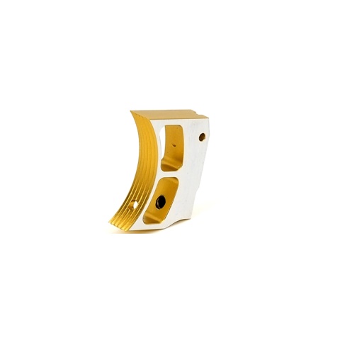 Airsoft Masterpiece Aluminum Trigger Type 2 for Hi-Capa Pistols (GOLD TWO-TONE)