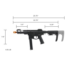 Arcturus x C.A.T. Versatile-5c PCC AEG Rifle - (Black)