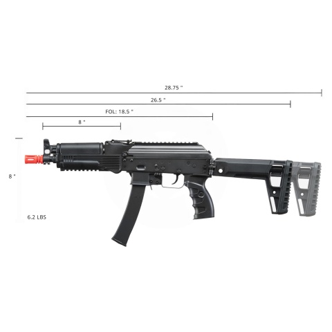 Arcturus Airsoft PPK-20 PE Vityaz Steel-Bodied Airsoft AEG SMG