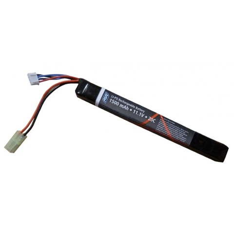 ASG 11.1V 1500 mAh 20C LiPo Stick Battery