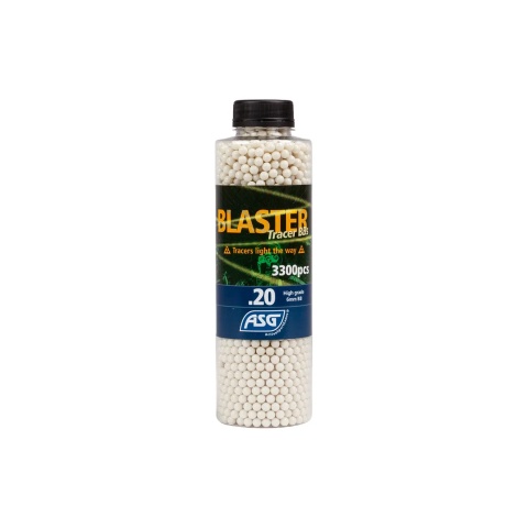 ASG Blaster Tracer 0.32g Airsoft BBs 3300 Rounds Bottle - (Green)