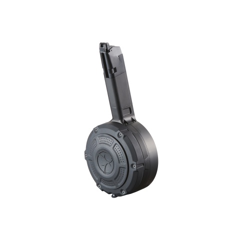 Action Army 350 Round Green Gas Drum Magazine for AAP-01 Airsoft Pistols (Color: Black)