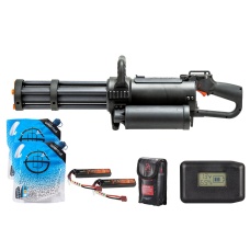 Classic Army M133 Mini Vulcan Aeg Minigun - Battery/Charger Combo - (Black)