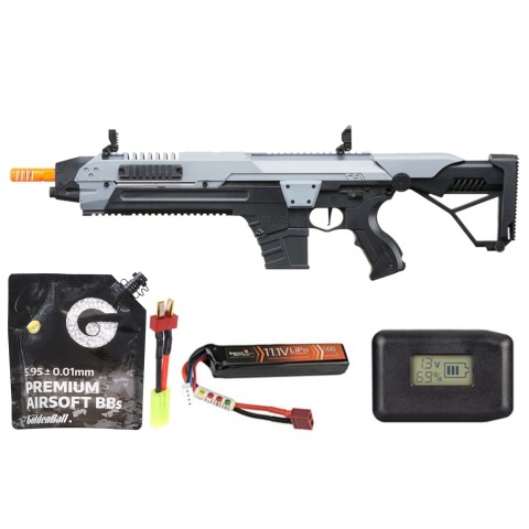 Poseidon CSI XR5 Series Advanced Battle Rifle - Battery/Adapter/Charger Combo - (Gray)