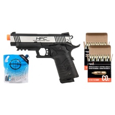 HFC HG-171 Tactical 1911 CO2 Blowback Pistol - CO2 Combo - (Black/Silver)