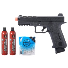 Poseidon Orion Performance Series GBB Pistol No.2 - (Black) Green Gas Combo