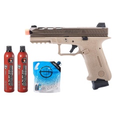 Poseidon Orion Performance Series GBB Pistol No.2 - (Tan/Brown) Green Gas Combo