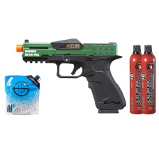Poseidon CSI XG8 Gas Blow Back Aluminum Pistol - Green Gas Combo - (OD Green)