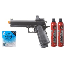 Raven Airsoft 5.1 Hi Capa w/ Micro Dot - Green Gas Combo - (Black)