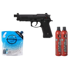 Vorsk Raven R9-4 Gbb Pistol - Green Gas Combo - (Black)