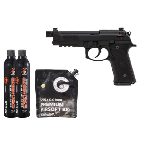 Vorsk Raven R9-4 Gbb Pistol - Green Gas Combo - (Black)