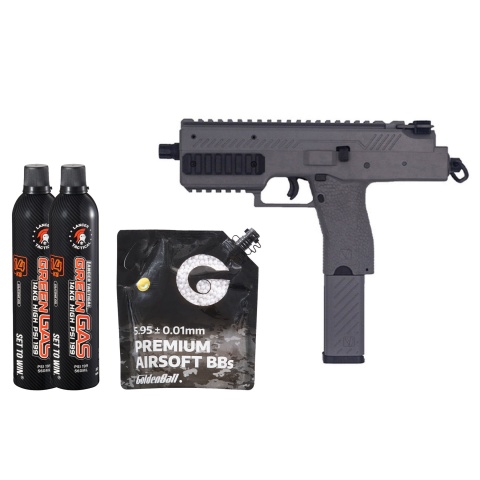 Vorsk VMP-1C GBB Airsoft SMG - Green Gas Combo - (Gray)
