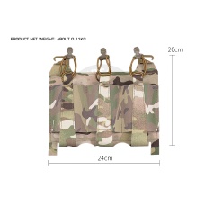 Triple Elastic Mag Pouch For Tactical Vests