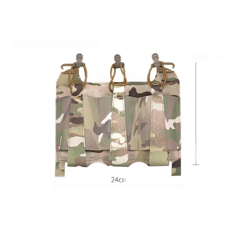 Triple Elastic Mag Pouch For Tactical Vests
