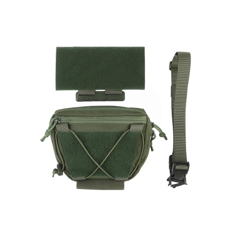 Tactical Vest Drop Pouch Equipment With Shoulder Strap Quick Release Rail