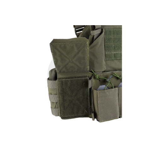 Tactical Chest Plate Carrier with Triple MOLLE Magazine Hunting Vest Front and Airsoft Gear Back Bag