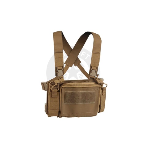 Tactical Vest Triple 5.56 Mag Front w/ Double 9MM Mag Side Pouches Airsoft Kit