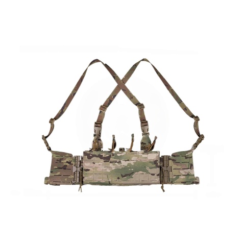 Tactical Molle Chest Rig Vest w/ 5.56 Magazine Front Panel
