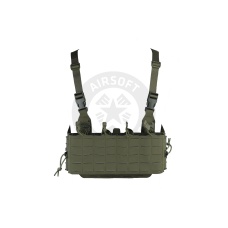 Tactical Molle Chest Rig Vest w/ 5.56 Magazine Front Panel