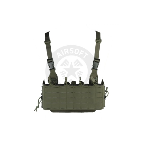 Tactical Molle Chest Rig Vest w/ 5.56 Magazine Front Panel