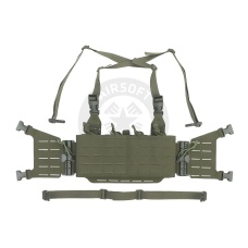 Tactical Molle Chest Rig Vest w/ 5.56 Magazine Front Panel