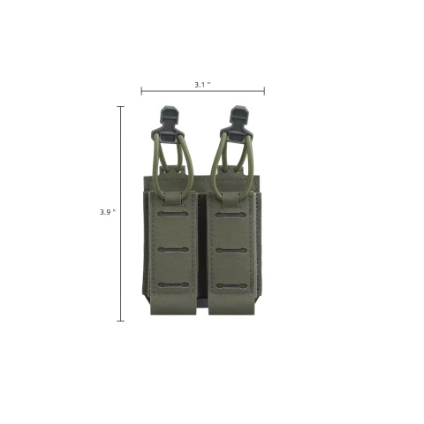 Code 11 Tactical 2.0 Assaulter Double Pistol Magazine Pouch