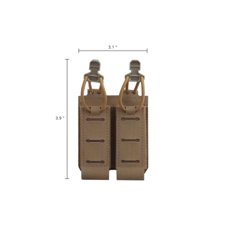 Code 11 Tactical 2.0 Assaulter Double Pistol Magazine Pouch