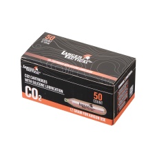 Lancer Tactical High Pressure 12 Gram CO2 Cartridges w/ Silicone Oil for Airsoft / Airguns - (Pack of 50)