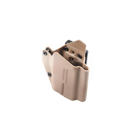 Lancer Tactical Light Bearing Hard Shell Holster for Glock 17 - (Tan)