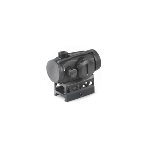 Lancer Tactical Enclosed Red Dot Sight R5B 1x Magnification Scope - (Yellow Glass/Black)