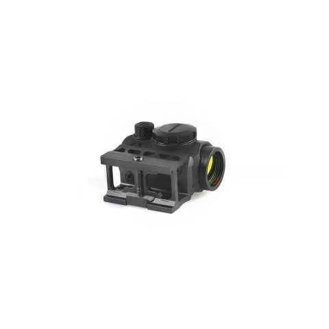 Lancer Tactical Enclosed Red Dot Sight R5B 1x Magnification Scope - (Yellow Glass/Black)