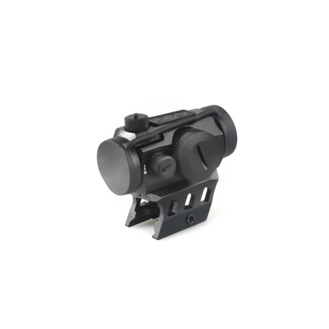 Lancer Tactical Enclosed Red Dot Sight R5A 1x Magnification Scope - (Red Glass/Black)