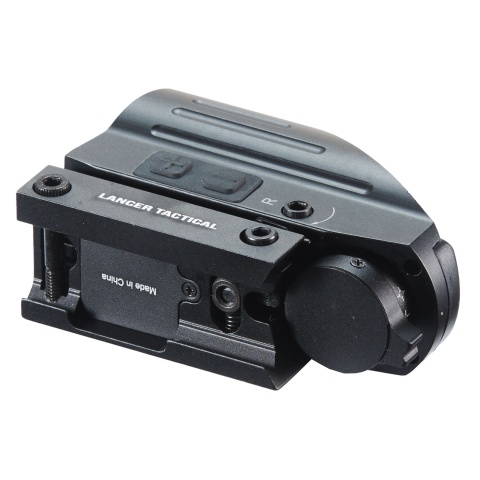 Lancer Tactical Multi-Reticle Red Dot Sight w/ Rechargeable Battery and Picatinny Mount