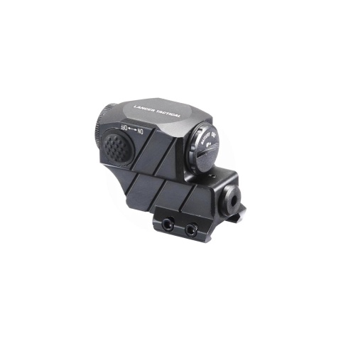 Lancer Tactical Picatinny Double Button Green Laser - (Black)