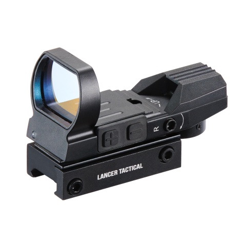 Lancer Tactical Multi-Reticle Reflex Red Dot Optic (Black/USB-C)