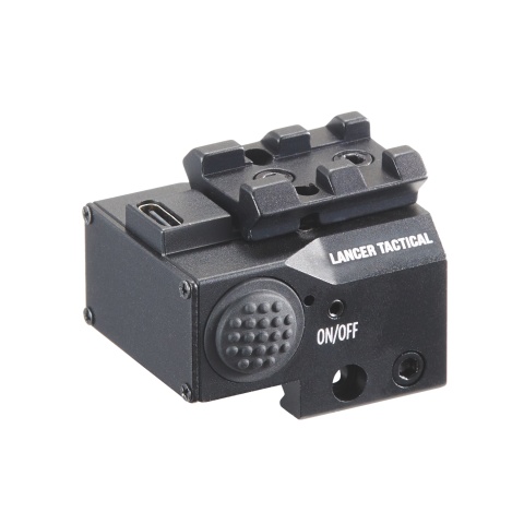 Lancer Tactical N/PEQ-15A DBAL-A2 GR Dual Laser Module with Picatinny Mount - (Black)