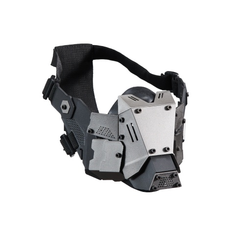 Lancer Tactical Cyberpunk Commander Full Face Mask (Black)