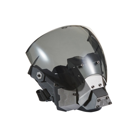 Lancer Tactical Cyberpunk Commander Full Face Mask (Black)