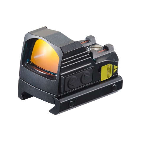 Lancer Tactical Mini Red Dot Sight w/ Red Reticle and Picatinny Mount